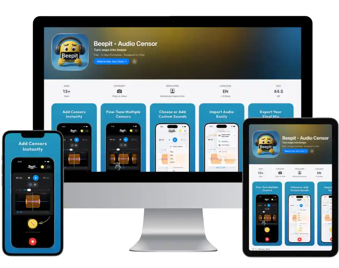 Beepit - Audio Censor app for sale