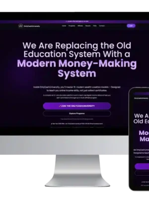 OnlyCashUniversity For Sale