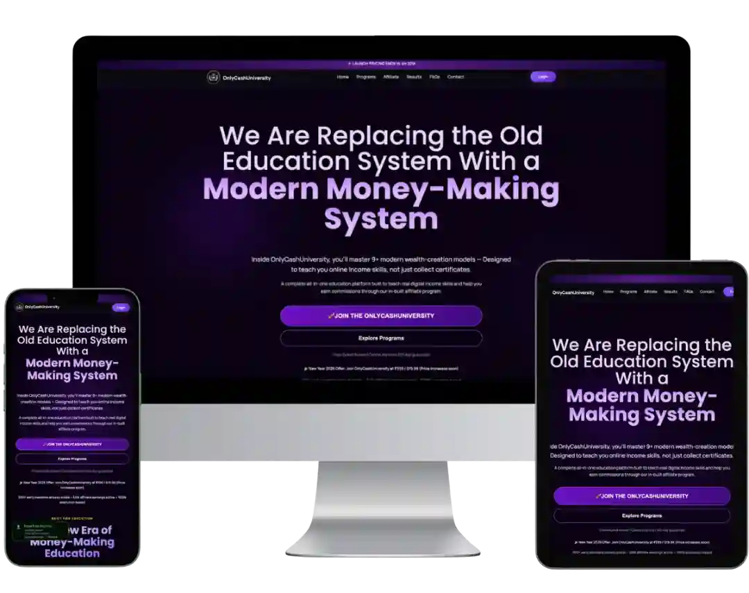 OnlyCashUniversity For Sale